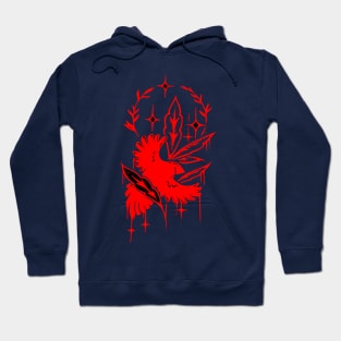 red crow Hoodie